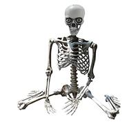 Accessoire de squelette d'Halloween - Squelette taille réelle - Articulations articulées - Taille réelle - Modèle anatomique de la main - Décorations d'extérieur 062211