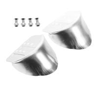 Accessoire de Support de Talon pour Échasses en Plaques de Plâtre | Alliage D’aluminium Argenté, Stabilité Accrue et Équilibre Maintenu, Compatible Drywall Stilts