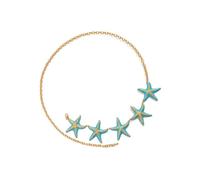 Accessoire de taille d ' étoiles de mer de plage moderne | Avec des accents d ' étoiles de mer, accessoire essentiel de festival moderne pour robes, shorts, léger, design