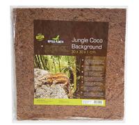 Accessoire de terrarium Reptiles Planet Jungle Coco Background Marron 30x30x1 cm