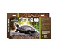 Accessoire de terrarium Reptiles Planet Turtle Island Marron L