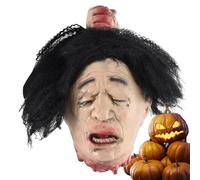 Accessoire de Tête pour la Fête d'halloween | Effet Réaliste Tête Décorative | Décoration Horreur Imperméable pour Terrasses Jardins Salons Chambres Affichage Intérieur et