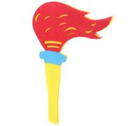 Accessoire de Torche Factice pour Garçon et Filles, Fête Sportive et Photo | Décor de Célébration, Effet Réaliste, Tissu et Bois, pour Filles et Adultes, Usage Festif