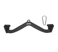 VEVOR Barre de Tirage Musculation en Forme de V, Accessoires pour Machine à Poulie en Acier Massif et Caoutchouc, Poignée de Tirage pour Entraînement de Force du Dos et Triceps, pour Gym Domicile