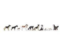 Noch Scène sonore Chiens 12852 – Figurines sonorisées – HO (1:87) – Kit prêt à l'emploi