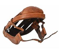 Accessoire de vélo en Cuir Gusti - Jacques A. Design rétro Vintage en Cuir de Buffle Marron, Taille 58