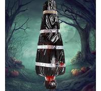 Accessoire de victime de cadavre de 1,5 m - Faux cadavre effrayant en sac, décoration intérieur/extérieur pour maisons hantées et salles d'évasion (ST02)