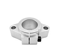 Accessoire de vis à billes, bloc coulissant de roulement, 1 support de support d'arbre linéaire en aluminium de 12 mm, 16 mm, 20 mm de diamètre, siège de montage d'axe optique(20mm bore)
