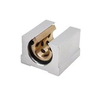 Accessoire de vis à billes, bloc coulissant de roulement, manchon en cuivre, mouvement linéaire, bague SBR12-50UU for Rails de guidage SBR12/16/20/25/30/35/40/50UU(SBR35UU)