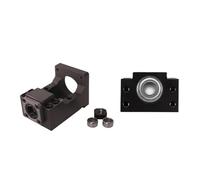 Accessoire de vis à billes, bloc coulissant de roulement, support de moteur en acier C5 C7 BF10-40 Support d'extrémité de vis SFU2005, servo à bride de 60 mm(C5 HM10-57)
