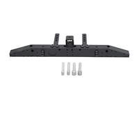 Accessoire de Voiture RC de Pare-Chocs arrière en métal Professionnel usiné avec précision CNC Protection Durable adapté à TRAXXAS TRX4 1/10 RC Chenille Alliage d'aluminium Noir