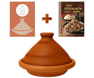 Accessoire Déco Marokain Tajine en Terre Cuite Terracotta 30 cm