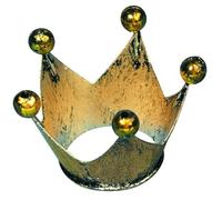 Accessoire décoratif - Rayher - Couronne en métal - 3 cm - Doré - Intérieur