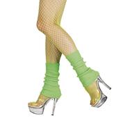 Accessoire déguisement - Jambières vert fluo femme