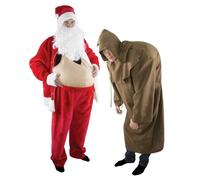 Accessoire Déguisement - PTIT CLOWN - Ventre ou Bosse Rembourré - Adulte - Rouge