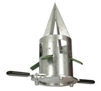 Accessoire d'élevage Dispositif de décharge en métal Kerbl BigBag Argenté 210/150 mm