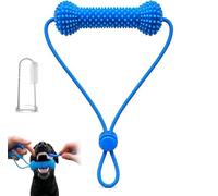 Accessoire dentaire canin à double action, ouvre-bouche pour le brossage des dents, jouet pour chien à double action pour nettoyer les dents, jouet à mâcher pour faciliter le brossage des dents, pour
