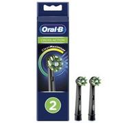 Accessoire dentaire Oral B Brossette Cross Action Avec Technologie Clean Maximiser Lot de 2 Noir Noir G