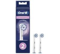 Accessoire dentaire Oral B Brossette Sensitive Clean Lot de 2 Blanc Blanc G