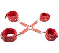 Accessoire D'EntraîNement De Force De Main Et De Pied Rouge RéGlable, Exercice De Bras Flexible, Charme Personnalisé, Cadeau De Couple.