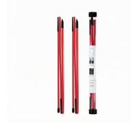 Accessoire d'Entraînement de Golf avec Tige Droite et Construction Tri-Section Pliable Guide Visuel pour Corriger la Posture et Le Mouvement Convient à la Pratique du Swing à Domicile