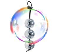 Accessoire d'entraînement de Poids d'exercice de Yoga à Corde réglable Noire, Trois balles 30mm, Petit Exercice de Force de Gymnase, Cadeau de Couple