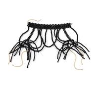 Accessoire d'épaule élégant avec franges élégantes et perles sophistiquées - Accessoire pour porter au quotidien - Parfait pour diverses occasions, taille unique, Comme décrit, Comme décrit.