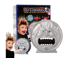 Accessoire détecteur de mensonges : machine électrique à statue en pierre avec effets sonores légers, bâillon interactif de preuve de vérité, jouet de farce activé à la main | Div Divertissement