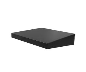 Accessoire D'extension pour Chariot de Tatouage Mobile, Planche Lisse Noire | Plastique, Surface Plate, Bords Arrondis, Support Latéral, pour Flacons D'encre et Atelier