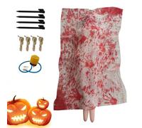 Accessoire dHalloween Cadavre Gonflable Décoratif Halloween Effrayant | Decorations de Jardin Faux Cadavre Effrayantes et Realistes Pour Extérieur Maison Jardin Cour Cimetière