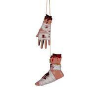 Accessoire d'Halloween effrayant faux organe cerveau humain corps accessoires fête doigt jambe main cerveau A5Q2 cœur faux pieds pièces