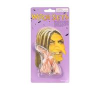 Accessoire d'Halloween - Nez de sorcière réaliste - Prothèse nasale longue pour jeu de rôle - Accessoire de costume d'Halloween pour les spectacles scolaires, les représentations théâtrales, les bals