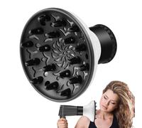 Accessoire diffuseur de cheveux - Outil de coiffure pour PC résistant à la | chaleur | Couvercle universel pour sèche-cheveux à flux d'air de 16 cm pour sorties de 3,8 à 6 cm | Augmentez le volume
