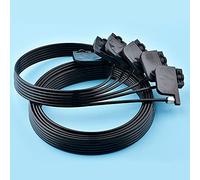 【Accessoire d'imprimante】 2Mètre 6 Couleur d'encre tube tuyau de tuyau de tuyau de tuyau de tuyau avec carré de petits écrous à vis d'amortisseur UV oring for epson 1390 R330 R290 T50 L800 【remplaçabl