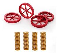 Accessoire d'imprimante- 4pcs Grande Torsion de Main Rouge Écrou de Niveau N CRIALITY 3D Accessoires d'imprimante -remplaçable (Color