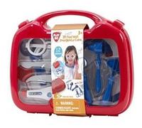Accessoire docteur - Valise médicale rouge - 12 pièces NA G