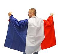 Accessoire du Supporter/Cape Drapeau Français/Matière: Tissu/Taille Unique