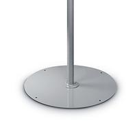 Accessoire du système Meto Turn-O-Matic : pied robuste FS902 (acier), émail gris métallisé