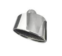 Accessoire echappement 1 Embout d'échappement pour Audi A4 A5 A6 A7 jusqu'à RS4 RS5 RS6 RS7 Embout de Silencieux Tuyau d'échappement en Acier Inoxydable L/R Embout echappement(Right Silver)
