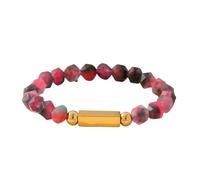 Accessoire élégant avec perles et texture de pierre, bijoux de poignet tendance adaptés pour améliorer la volonté de bracelet moderne, One Size, Comme décrit