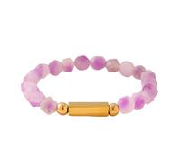 Accessoire élégant avec perles et texture de pierre, bijoux de poignet tendance adaptés pour améliorer la volonté de bracelet moderne, One Size, Comme décrit