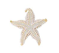 Accessoire élégant et délicat sur le thème marin conçu comme une délicate étoile de mer Broche unique en forme d ' étoile de mer pour un usage quotidien