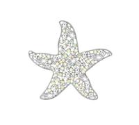 Accessoire élégant et délicat sur le thème marin conçu comme une délicate étoile de mer Broche unique en forme d ' étoile de mer pour un usage quotidien