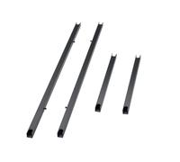 Elica Accessoire hotte de cuisine Open Suite KIT0166768 – support d'étagère métal noir 4 pièces