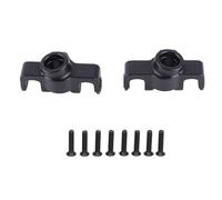 Accessoire en alliage d'aluminium de coupelle de direction RC, coupelle de direction RC de remplacement pour MJX 1/14 14210 et 1/16 16208, coupelle de direction RC en alliage (Noire)