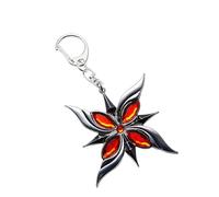 Accessoire en métal capturant l'anime esthétique, distinctif et tendance, collier adapté pour les jeunes adultes cadeau jeu porte-clés, Collier., taille unique