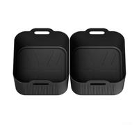 Accessoire en silicone pour friteuse à air AF500, tampon de séparation d'huile étendu et approfondi pour de meilleurs résultats de cuisson (2 noirs)