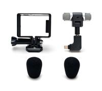 Accessoire Etui housse GoPro Smooth Frame et Microphone Pour Gopro Hero 3/ 3+/ 4