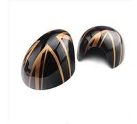 accessoire extérieur Compatible Avec Mini Pour Cooper R50 2 Pièces Couvercle De Rétroviseur Latéral Autocollant De Coque (pliage Manuel)(Color 2,LHD)