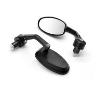 Accessoire extérieur Rétroviseur latéral d'extrémité de Barre poignée en Verre Blanc 22mm, pour Suzuki GSF600 pour Bandit GS1000 GS500 GSX1100F pour Katana(Noir)